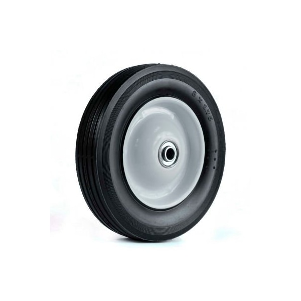 Martin Wheel Martin Wheel Light Duty Steel Wheel 875-R - 8 x 1.75 - 2" Centered Hub - 1/2" BB - Rib Tread 875-R - main